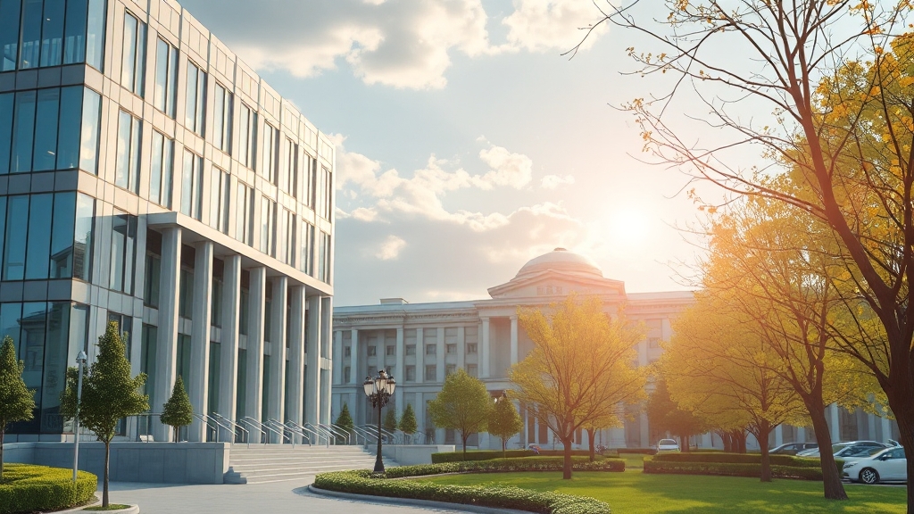 대학의 대응 방안 및 정부 지원 (realistic 스타일)