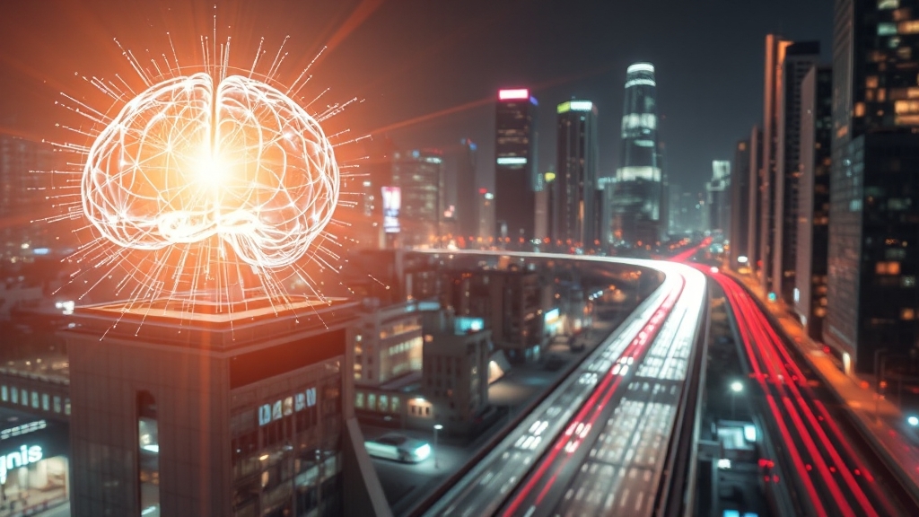 생성형 AI 반도체란? (realistic 스타일)