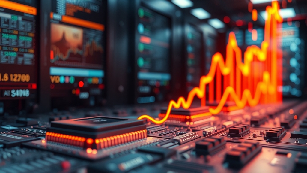 AI 반도체 가격 폭등의 배경 (realistic 스타일)