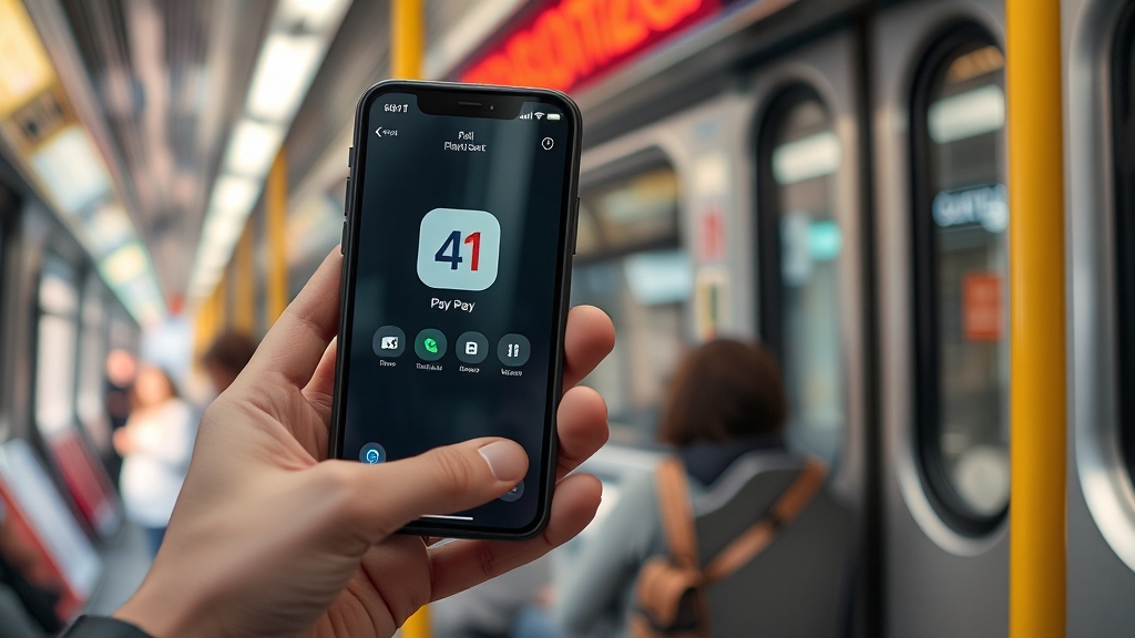 애플페이 티머니 교통카드 설정 (realistic 스타일)