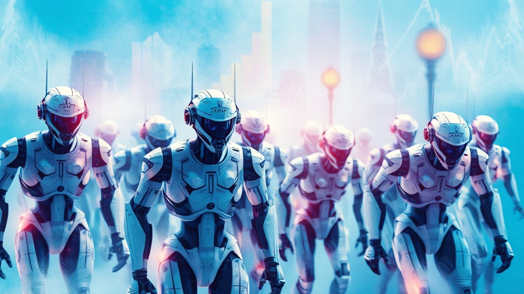 주요 휴머노이드 로봇 기업 분석 (watercolor 스타일)