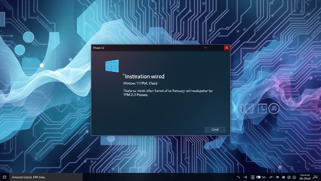 윈도우11 업글 전 확인사항 (watercolor 스타일)