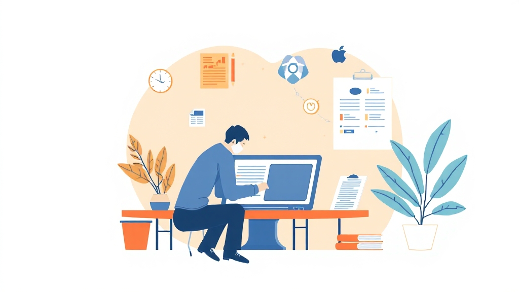 EDI 서비스 주요 기능 (illustration 스타일)