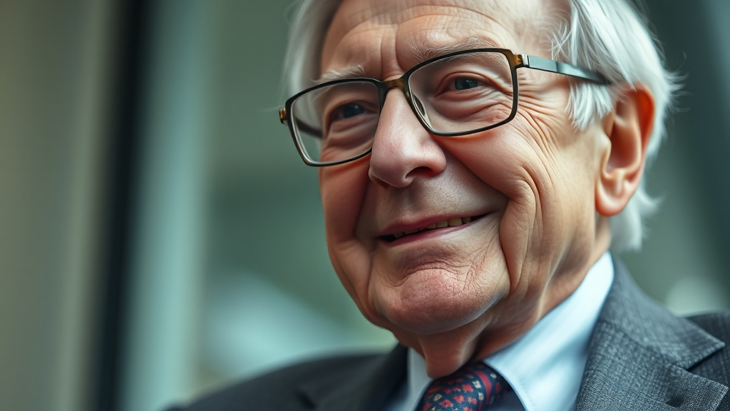 워런 버핏, 그는 누구인가? (realistic 스타일)